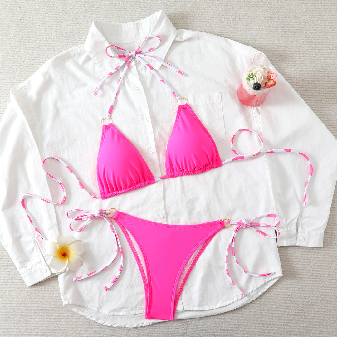 Damen Triangel-Bikini mit verstellbaren Bändern Echo Archiv