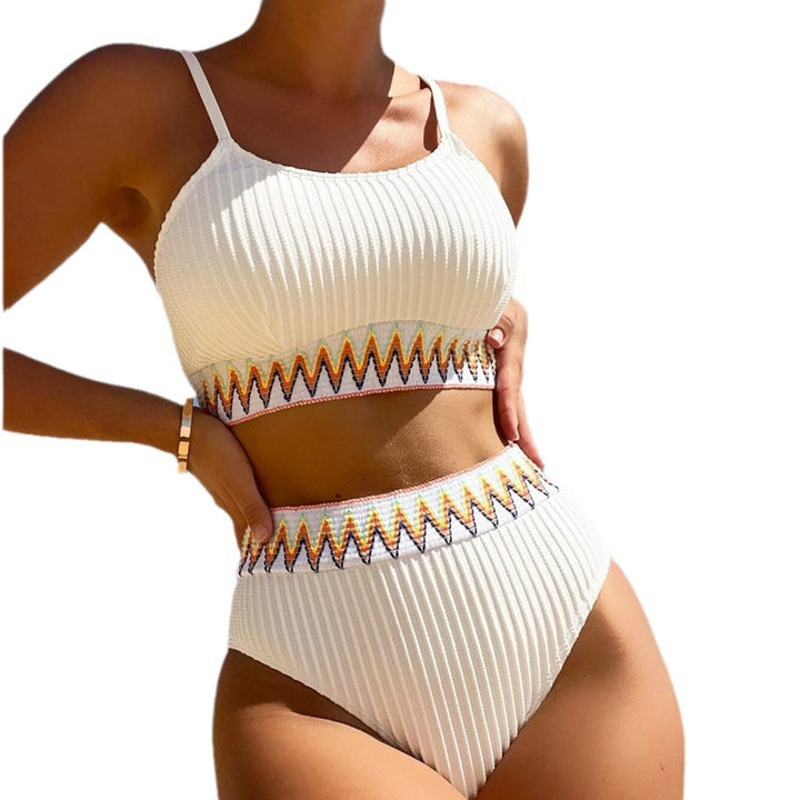 Damen Bikini-Set mit modischem Streifenmuster und hochwertigem Material Echo Archiv
