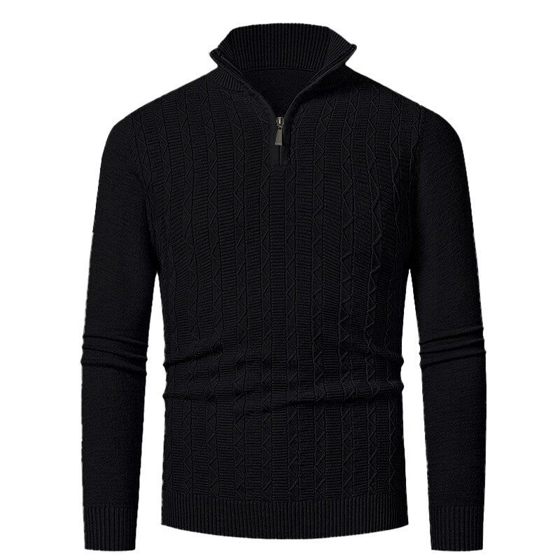 Herren Strickpullover mit Stehkragen Echoarchiv