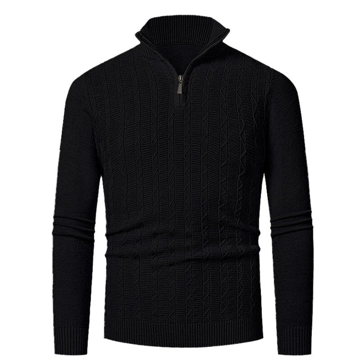 Herren Strickpullover mit Stehkragen Echoarchiv