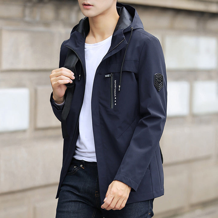 Herren Modische Übergangsjacke mit praktischem Kapuzen-Design Echo Archiv