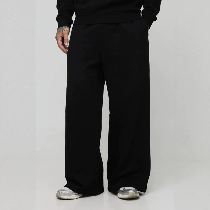 Unisex gefütterte Sweatpants mit elastischem Komfortbund, geradem Bein und seitlichen Eingrifftaschen – Marzano