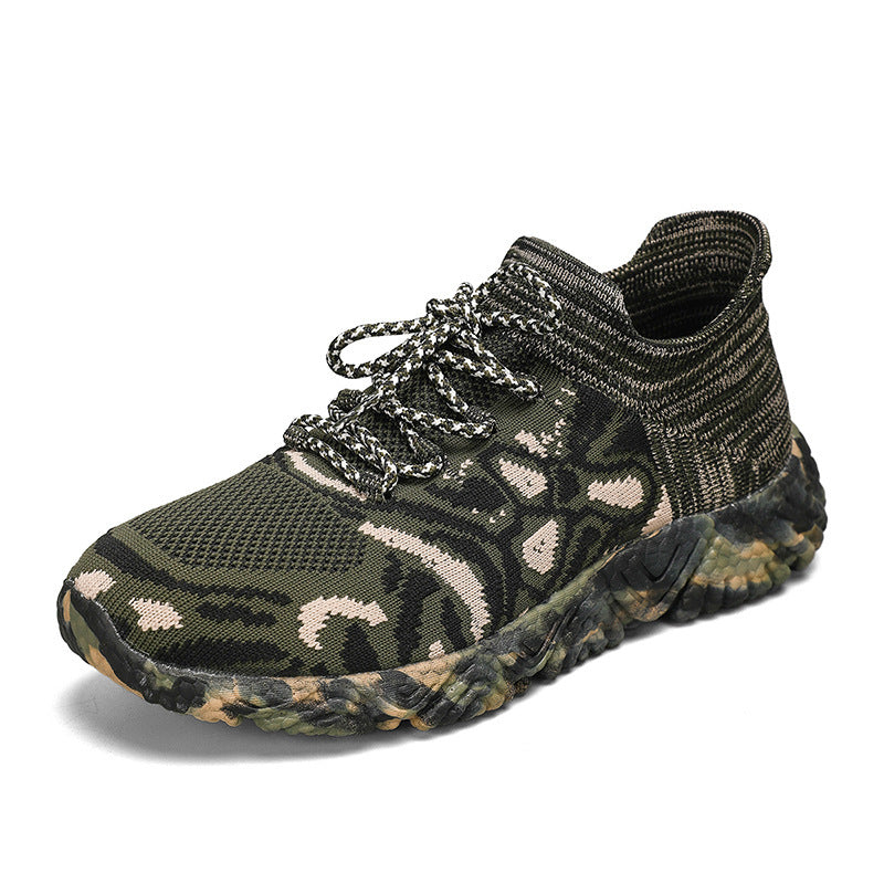 Unisex nan gestrickter Sockensneaker mit tarnmotivierter, stoßdämpfender Profilsohle Echo Archiv