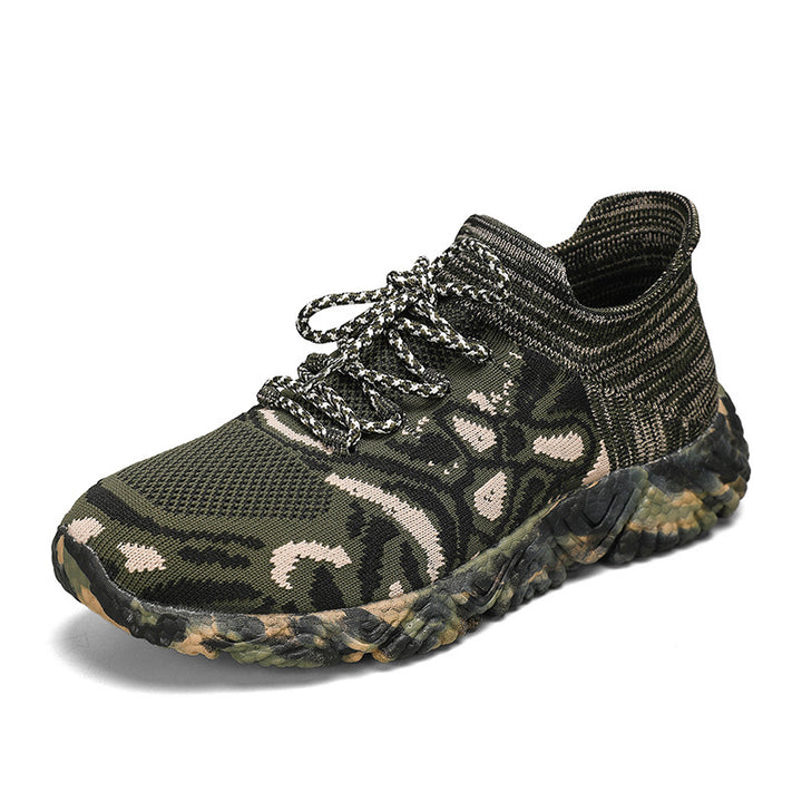 Unisex nan gestrickter Sockensneaker mit tarnmotivierter, stoßdämpfender Profilsohle Echo Archiv
