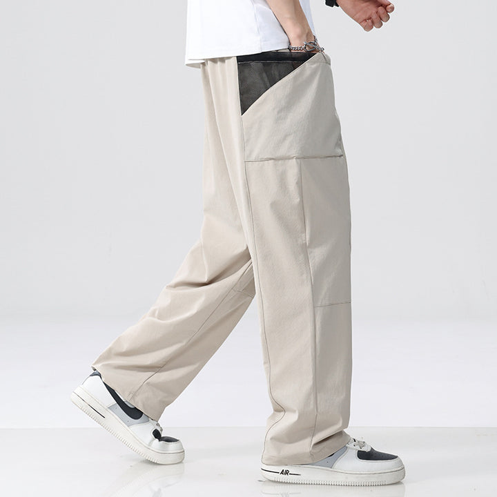 Herren Weite Utility-Cargohose im Relaxed-Fit mit aufgesetzten Taschen Echoarchiv