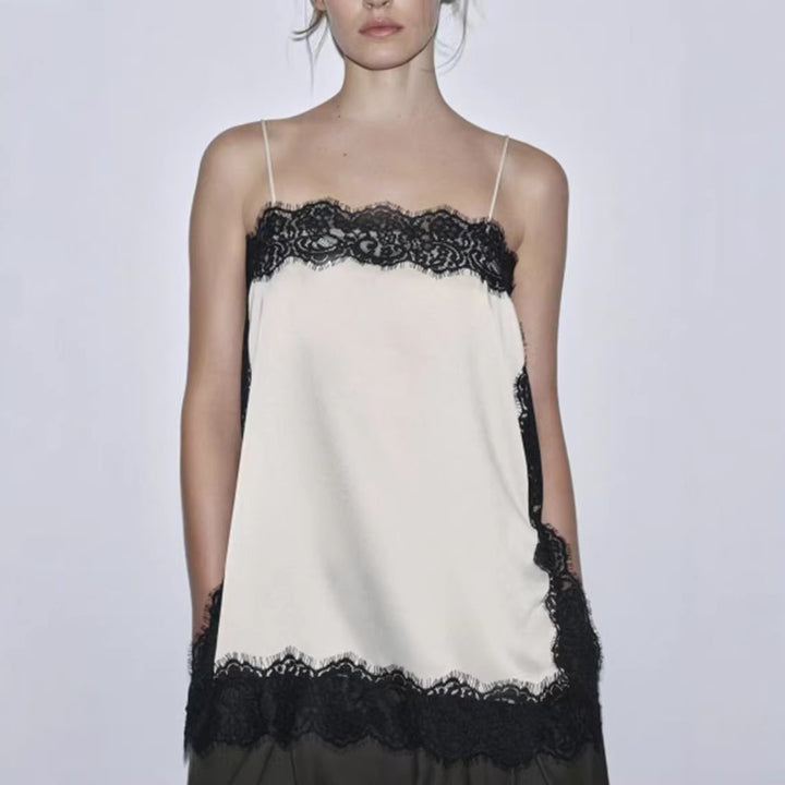 Damen Spitzentop mit zartem Saum Echo Archiv