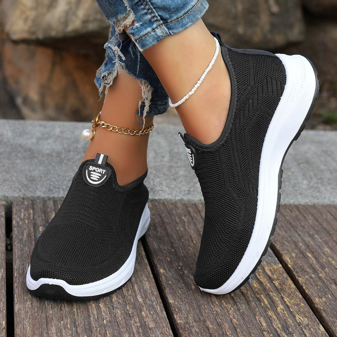 Damen Atmungsaktive Slip-On SnEchoarchivkers mit elastischem Einsatz und dämpfender Sohle Echoarchiv