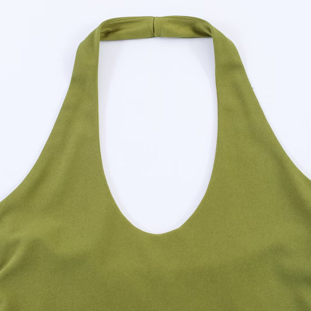 Damen Freizeit Set mit Neckholder und weitem Rock Echo Archiv