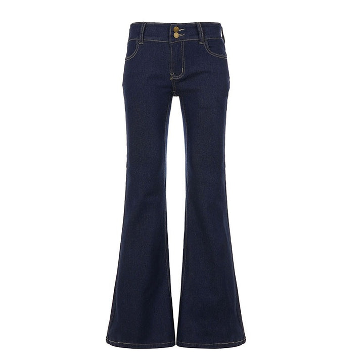 Damen Bootcut Jeans mit hohem Taillenbund und eleganter Nahtführung Echo Archiv