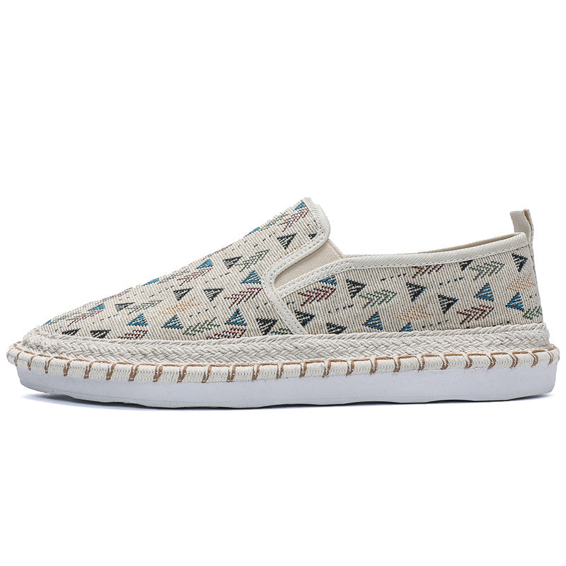 Damen Modische Slip-On Schuhe mit buntem Muster – Lioré