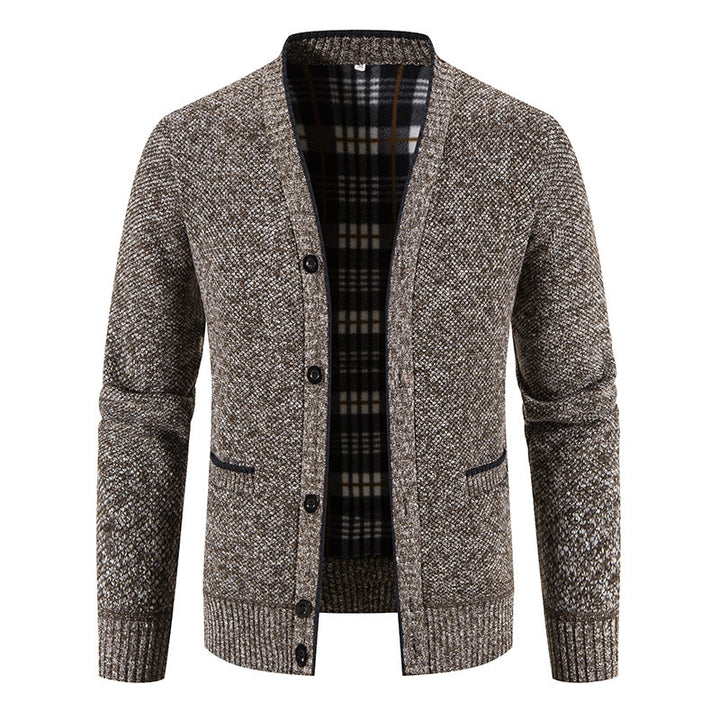 Herren Strickjacke mit zeitloser Karomuster-Echoarchiv