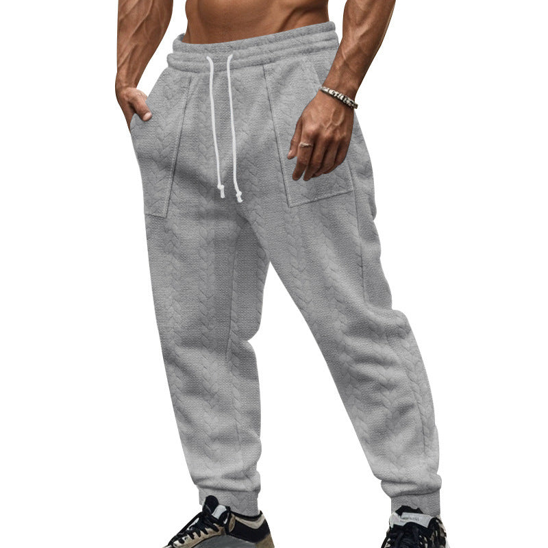 Herren lässige Sweatpants mit strukturiertem Design Echoarchiv