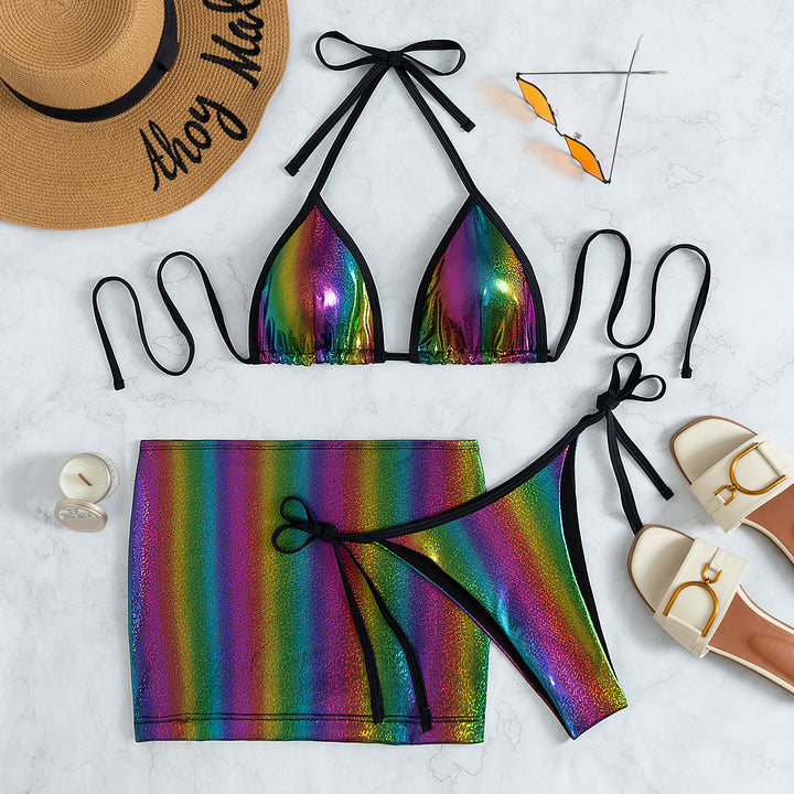 Damen Triangel-Bikini mit trendigem Wickelrock Echo Archiv