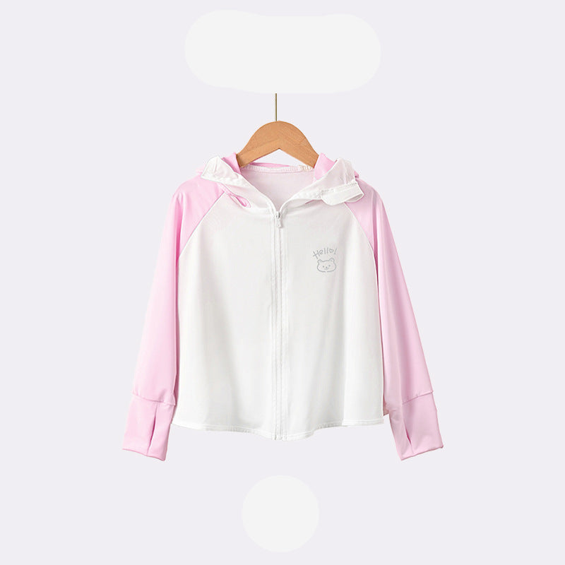 Kinder UV-Schutzjacke mit Kapuze und atmungsaktiven Eigenschaften Echo Archiv