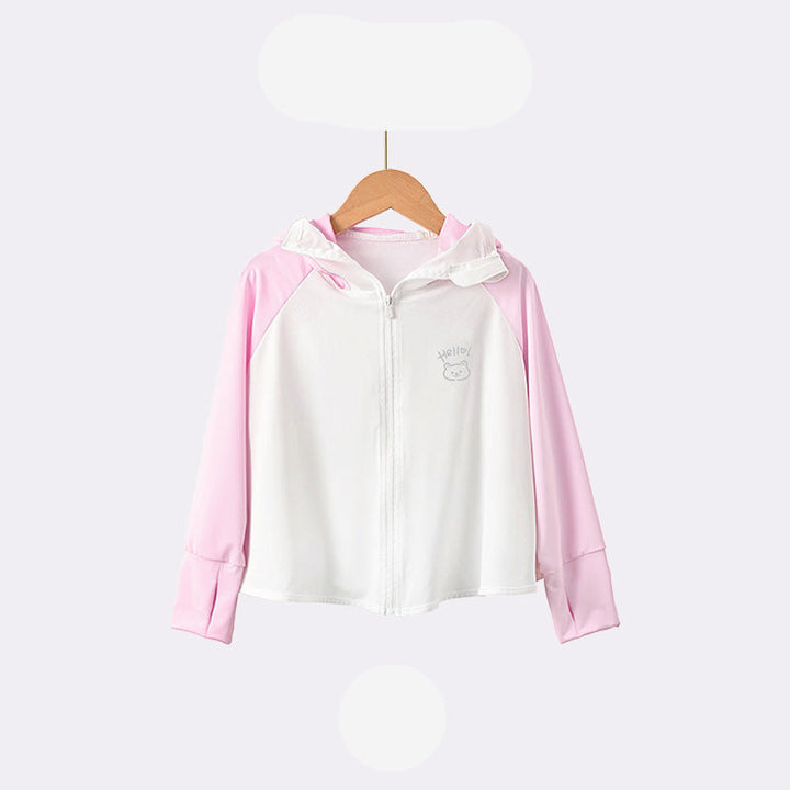 Kinder UV-Schutzjacke mit Kapuze und atmungsaktiven Eigenschaften Echo Archiv