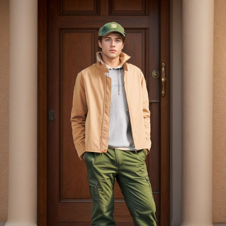 Herren modische Urbanjacke mit praktischen Taschen Echoarchiv