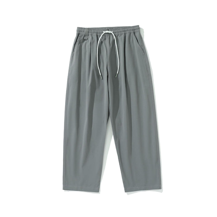 Damen Cropped-Komforthose mit elastischem Bund und Tunnelzug Echoarchiv