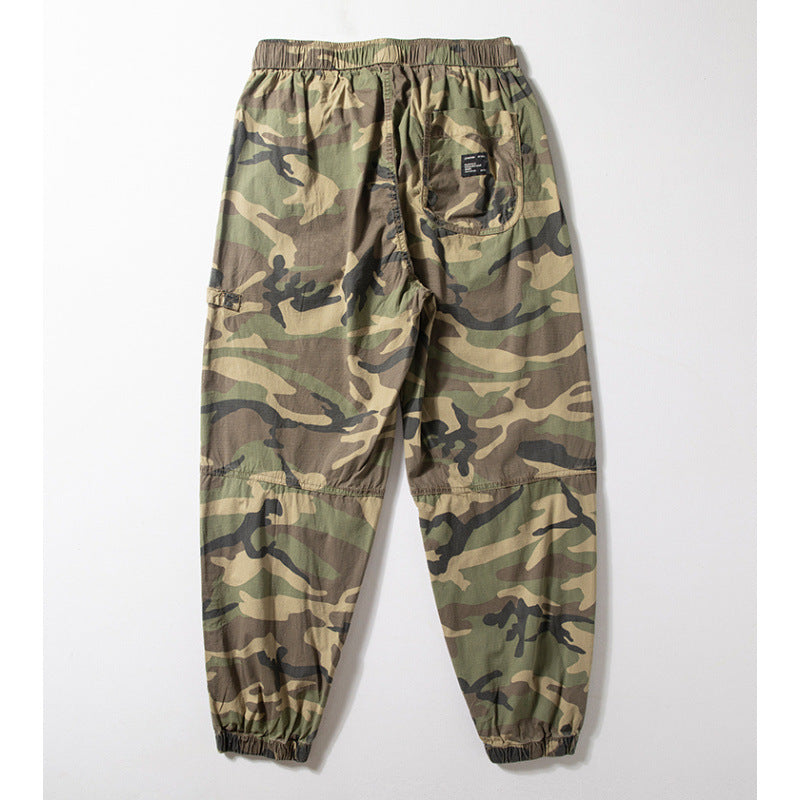 Herren Camouflage Cargo-Hose mit elastischem Bund Echo Archiv