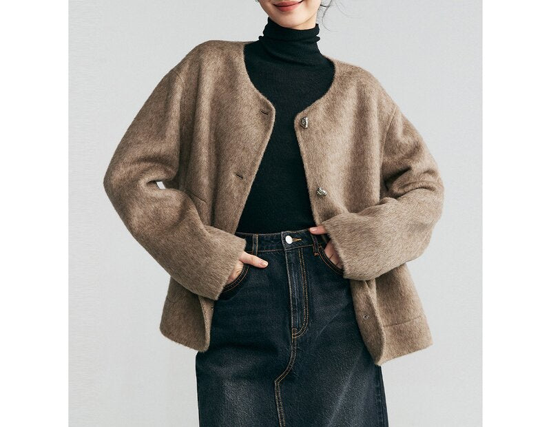 Damen Elegante und bequeme Strickjacke Echoarchiv