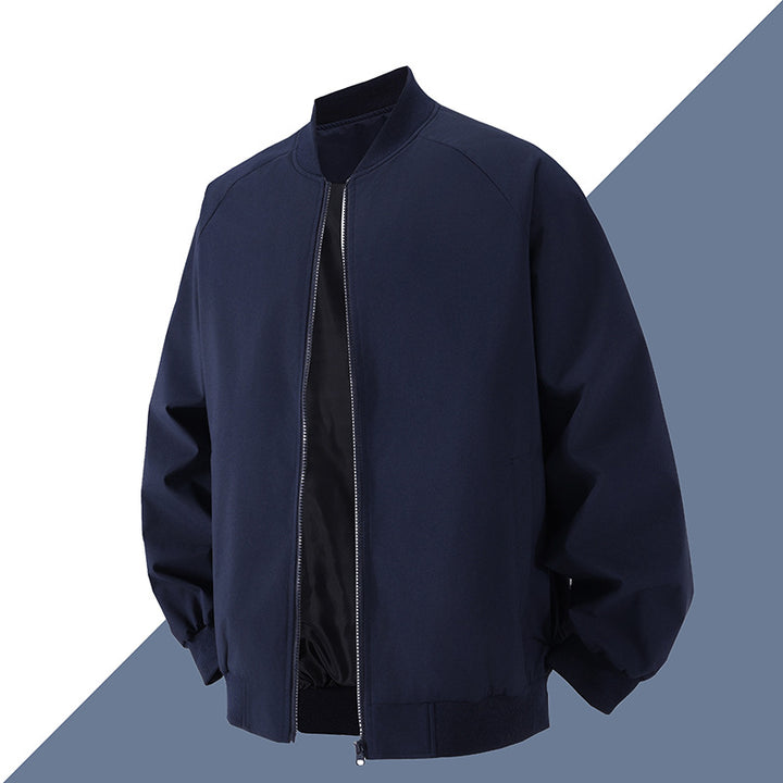 Herren Modische Bomberjacke mit elastischen Bündchen Echo Archiv