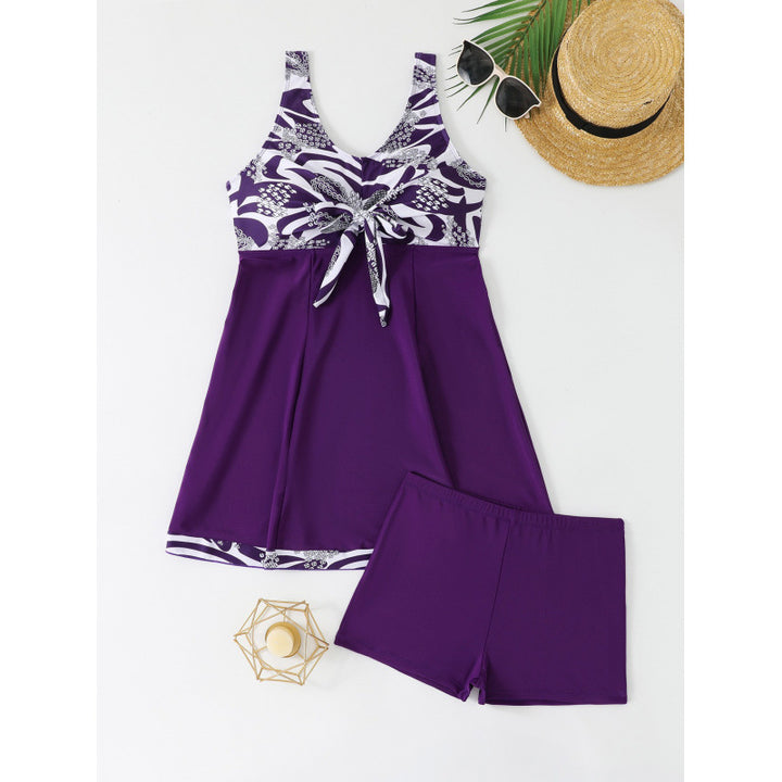 Damen Sportliches Strandkleid mit integrierten Shorts Echo Archiv