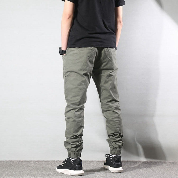 Herren Bequeme Cargo-Hose mit elastischem Bund – Bravaro