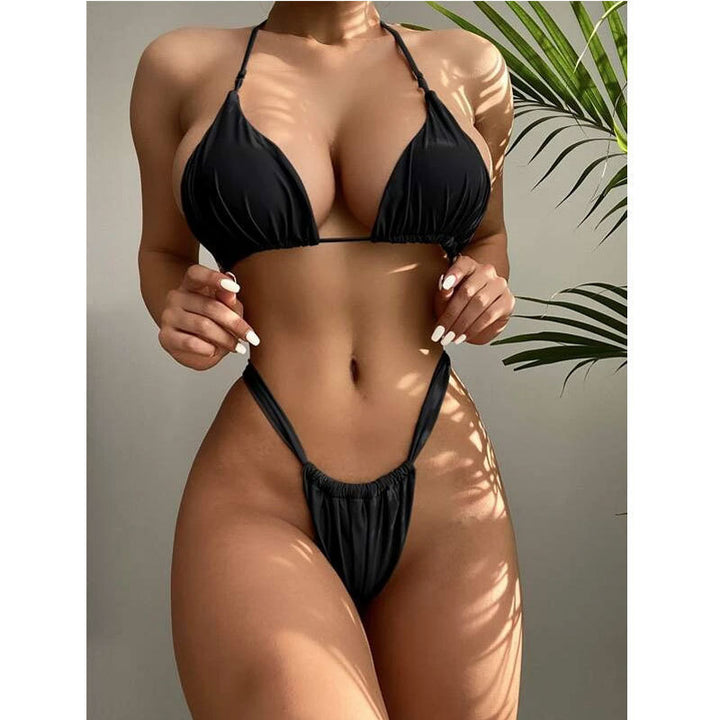 Damen Triangel-Bikini mit hohem Beinausschnitt Echo Archiv