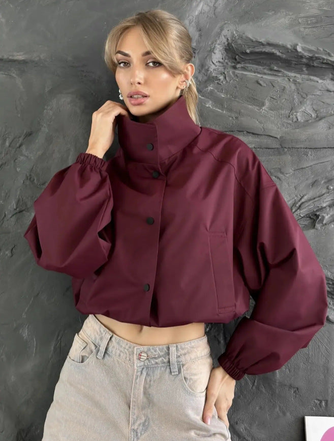 Damen Modische Oversized Jacke – Célinea