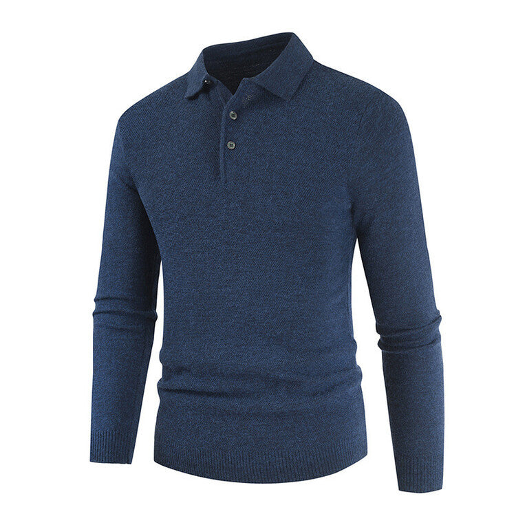 Herren langärmliges Poloshirt Echoarchiv