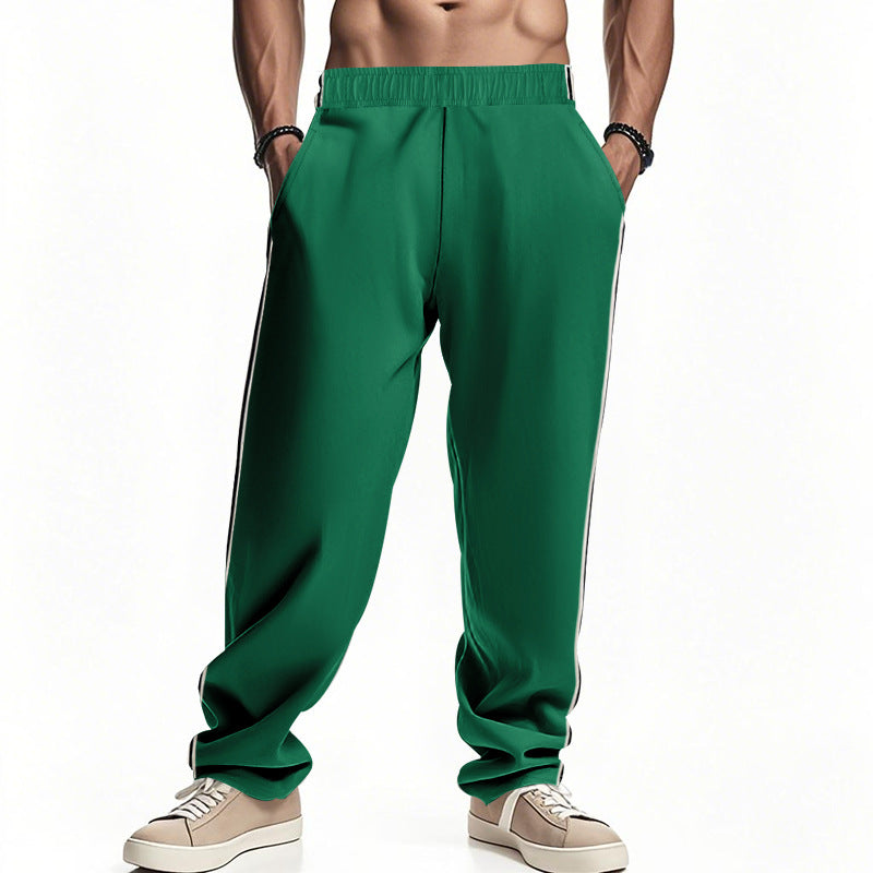 Herren bequeme Sporthose mit elastischem Bund und seitlichen Streifen Echoarchiv