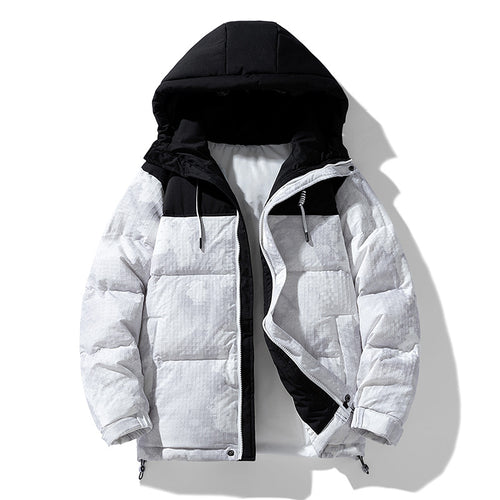 Herren warme Winter-Pufferjacke mit multifunktionalem Design Echoarchiv