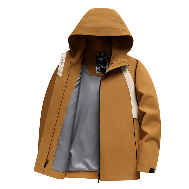 Herren multifunktionale Outdoor-Jacke mit abnehmbarer Kapuze Echoarchiv
