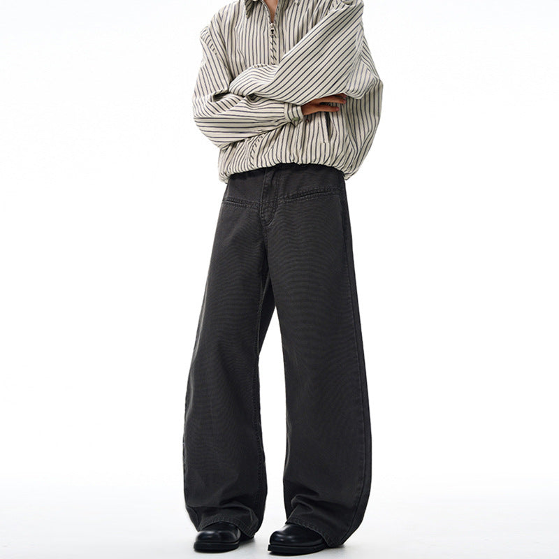 Herren Weitfallende Denimhose im Baggy‑Cut mit elastischem Bund Echo Archiv