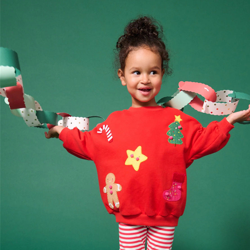 Kinder Sweatshirt mit festlichem Weihnachtsdesign Echo Archiv