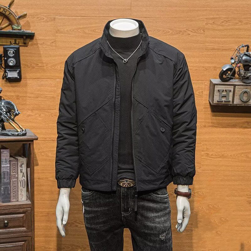 Herren Kurze Steppjacke mit hohem Kragen Echo Archiv