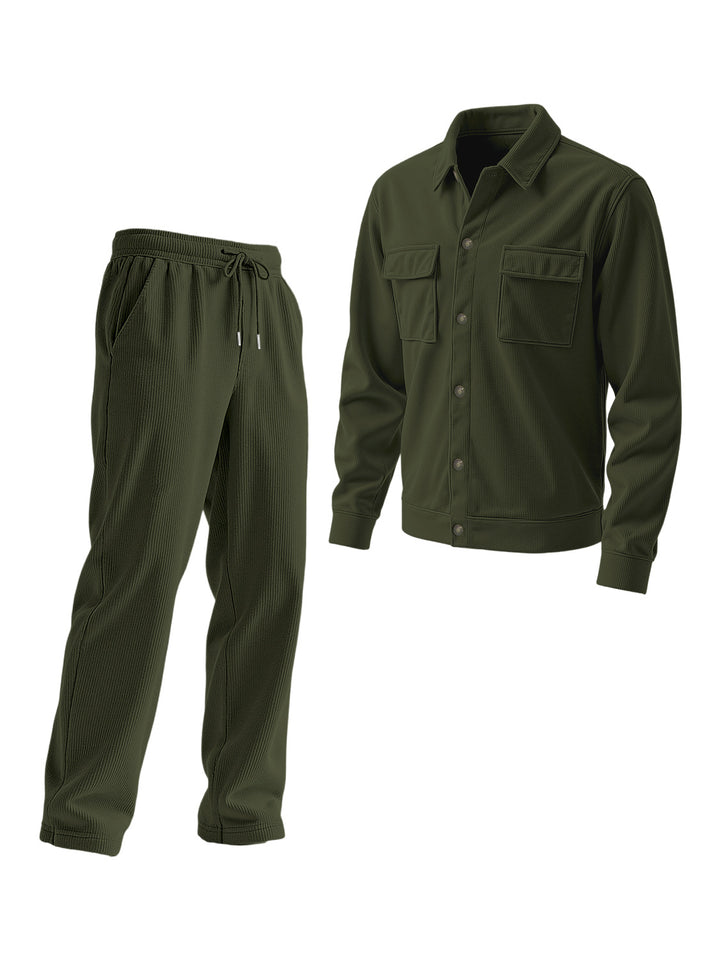 Herren Freizeitjacke und Jogginghose Set Echoarchiv