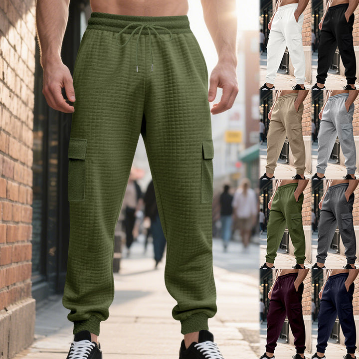 Herren lässige Cargo-Jogginghose mit elastischem Bund und praktischen Seitentaschen Echoarchiv