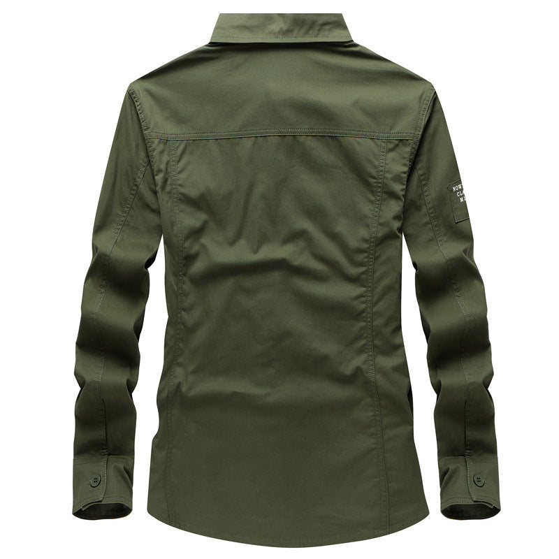 Herren Modische Utility-Hemdjacke Echo Archiv