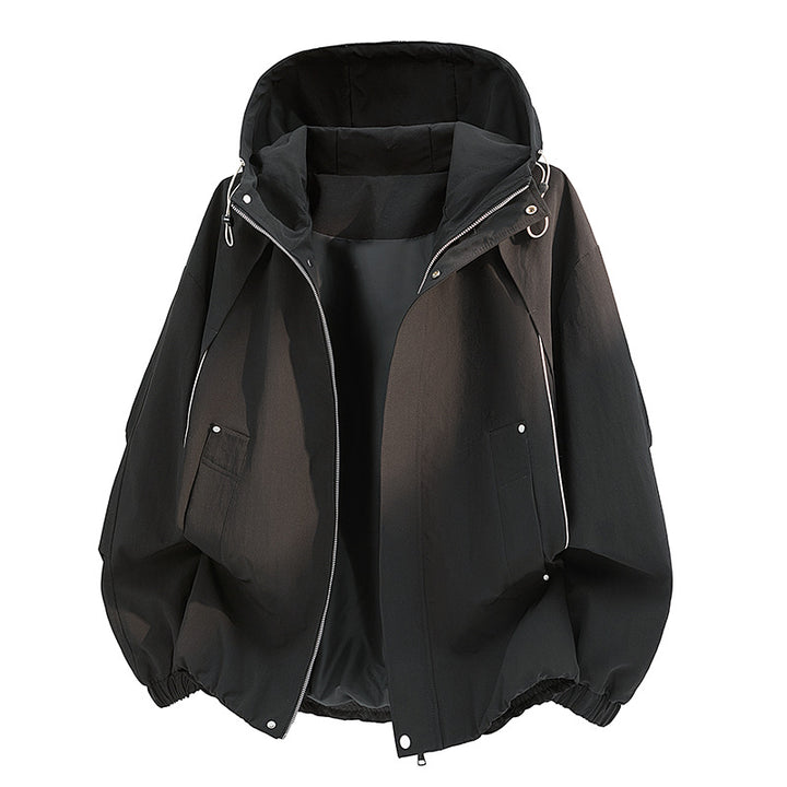 Unisex ultra-leichte Softshell-Hybridjacke mit elastischen Bündchen und verdecktem Reißverschluss – Taviero