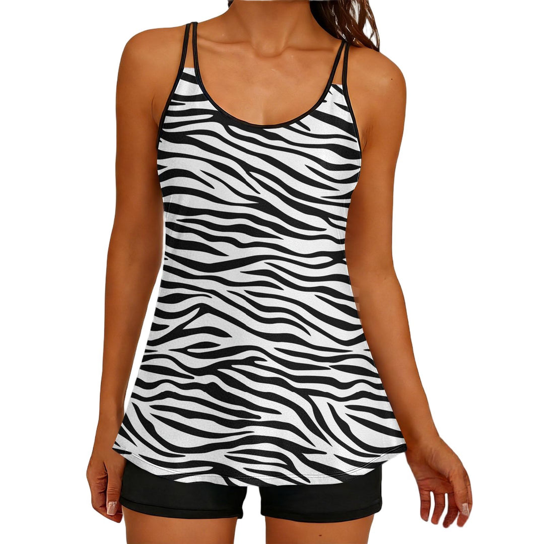 Damen Sportliches Tank-Top mit Shorts Echo Archiv