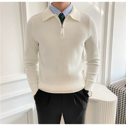 Herren Eleganter Pullover mit Reißverschluss Echo Archiv