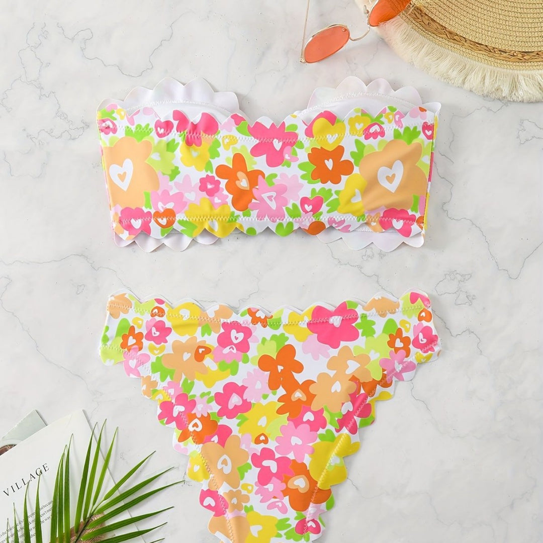 Damen Bikini-Set mit floralem Muster Echo Archiv