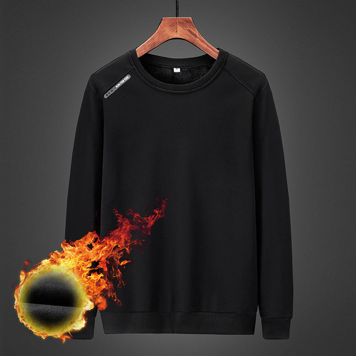 Herren Thermo‑Fleece Rundhals‑Sweatshirt mit Raglanärmeln Echo Archiv