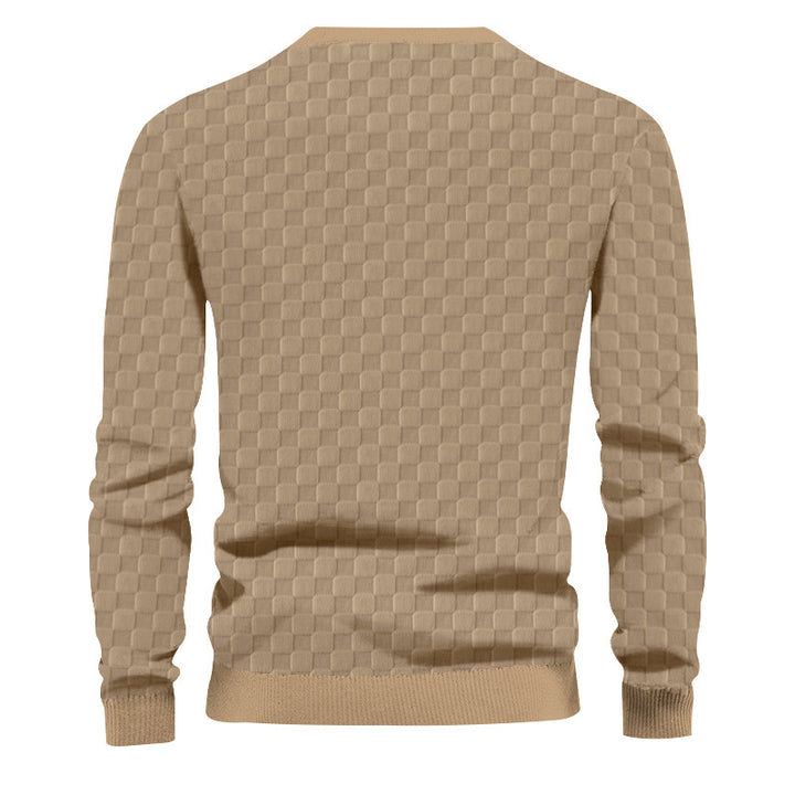 Herren Strickpullover mit strukturiertem Design Echoarchiv