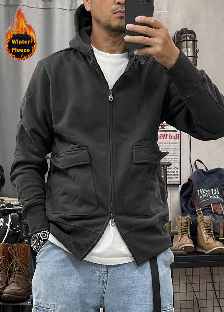 Herren warme Fleecejacke mit praktischen Taschen und modernem Schnitt Echoarchiv