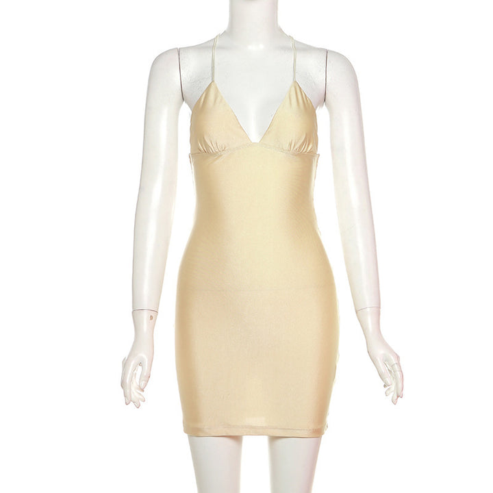 Damen Bodycon Kleid mit sexy Rückenschnürung Echo Archiv