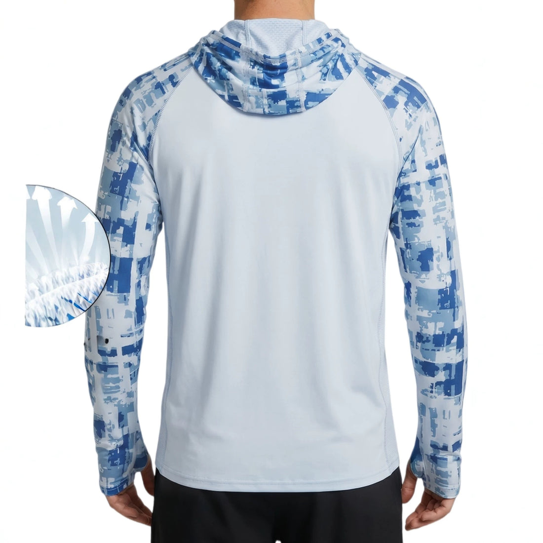 Herren Sportliches Langarmshirt mit Kapuze – Marzano