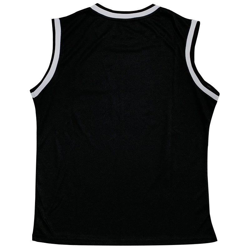 Herren sportliches Tanktop und Shorts-Set mit dekorativem Flaggenmotiv Echoarchiv