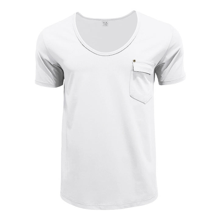 Herren modisches Funktions-T-Shirt mit praktischem Brusttaschen-Design Echoarchiv