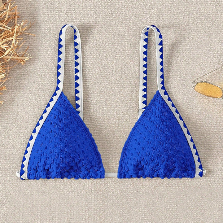 Damen Triangel-Bikini mit strukturiertem Material Echo Archiv